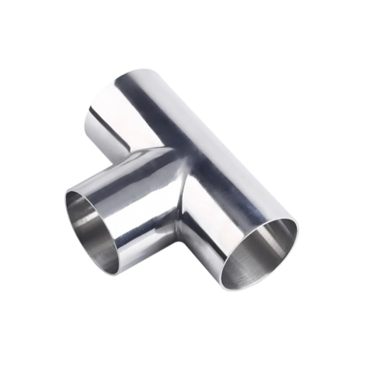 3-1/2" Stainless Steel 316 Welding OD 89mm Tee 3 Way Pipe Fitting