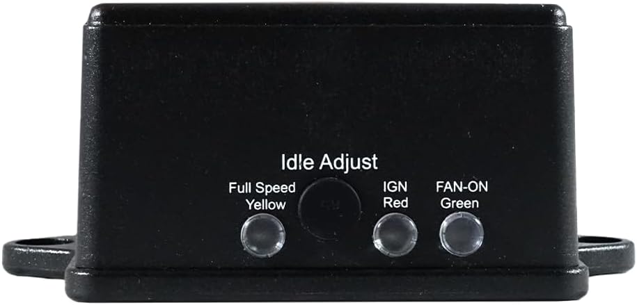 Intellitronix 12V Radiator Fan Controller Kit with On-board Timer, Temperature Sensor & 40A Fuse | Prevents Overheating | 160-240°F Operating Range