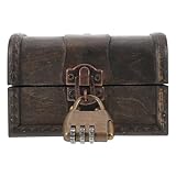 Utilisation intuitive : ce coffre trésor facile à utiliser rend le jeu accessible à les âges, offrant une prise en main intuitive et une utilisation pratique comme boîte à bijoux, organisateur de bijoux décoratif ou coffre en bois pour escape game