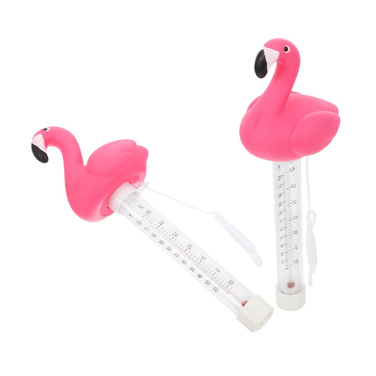 Abaodam 2pcs Floating Pool Temperature Thermometer for Water Temperature Measuring, Bath Tub and Outdoor Pond Use, Sturdy Floating Design for Swimming Pools and Hot Springs