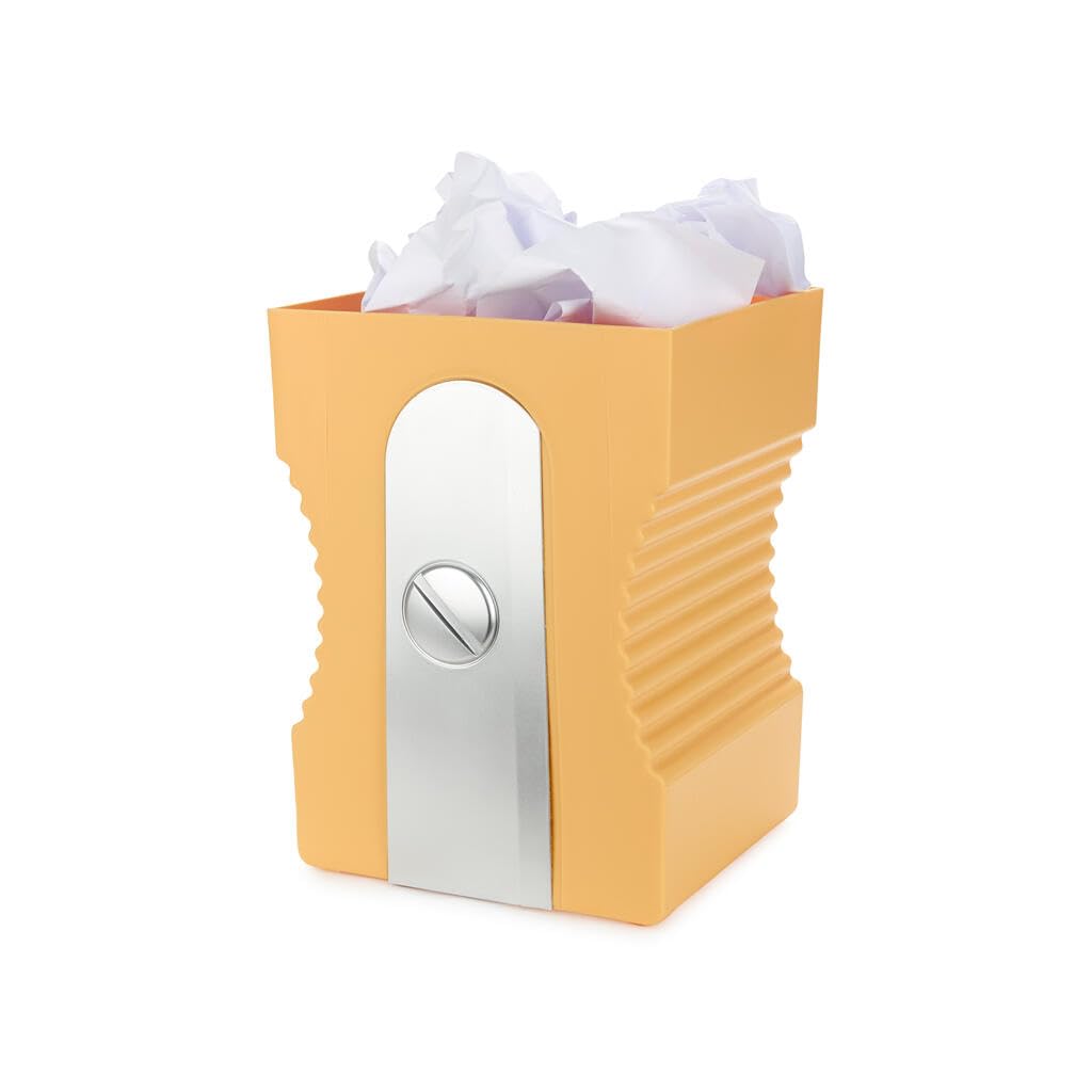 balvi Papierkorb Sharpener Orange Farbe Inspiriert durch einen Anspitzer Plastik