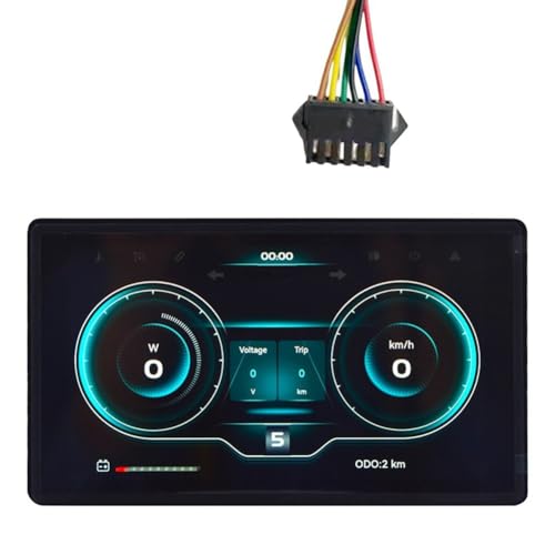 Affichage écran LCD vélo électrique SM 6pin avec compteur de vitesse