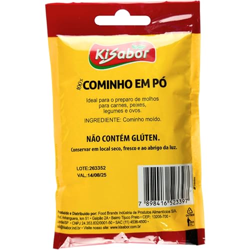 KiSabor Cominho Em Pó Kisabor 40 Gramas