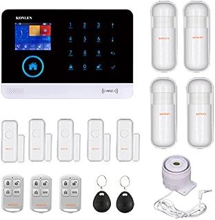 KONLEN Voice LCD WiFi GSM SIM Home Security Alarm System RFID Touch Wireless