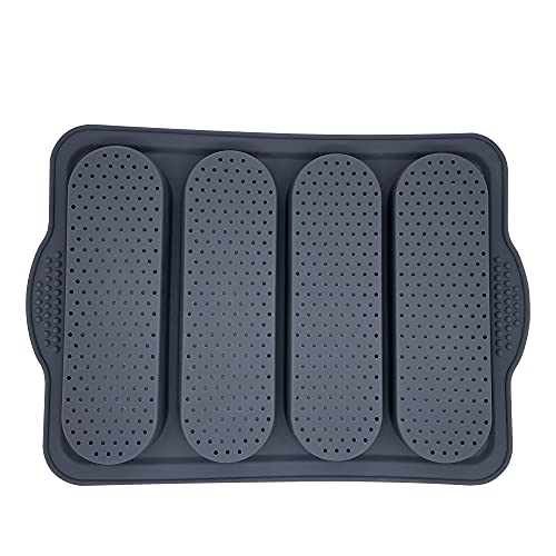 Buy loaf pan atrccs Set of 1 with four buns French bread loaf pan bread