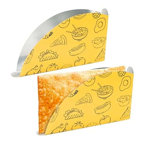 Embalagem Amarelo Pega Pastel/Tapioca Interior Aluminizado 100 Um