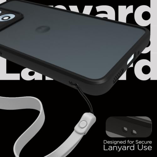 Image of RIGGEAR Shockproof Sleek Hybrid Armor Back Cover Case for Motorola Moto Edge 70 Max 5G (Smoke Black Matte PC + Black TPU Bumper)