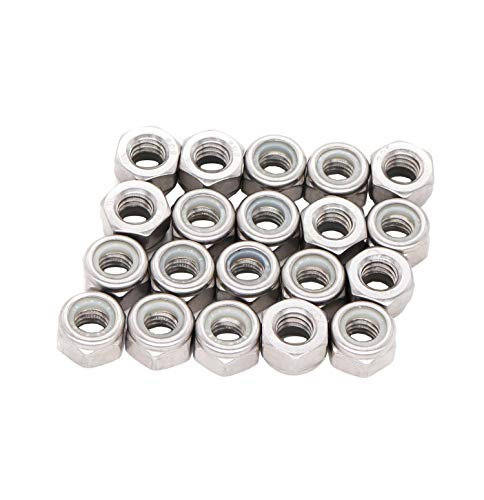 Image of 20pcs 3 /8-16 Nylon Inserts Self Locking Nuts Nylock Nuts