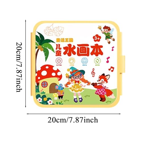 Set de acuarelas mini portátil y reutilizable para niños kit genérico escolar 6