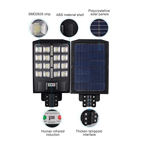 Éclairage solaire d'extérieur étanche IP67 avec télécommande 50W