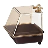 Suammiitstrieadea Boîte de bain pour oiseaux pour animaux de compagnie pour une longue durée de vie
