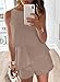 Dokotoo Women's Ladies Fashion 2025 Elegant Summer Casual Sexy Off Shoulder Halter Neck Ruffle Chiffon Sleeveless One Piece Short Rompers for Women Jumpsuits,Khaki X-Small