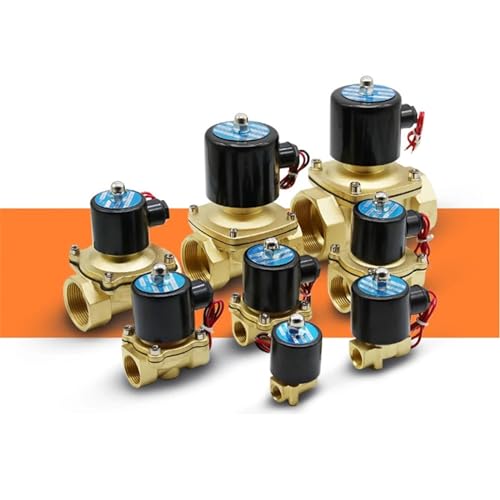 Electroválvula normalmente cerrada DN25 1" de latón para agua aceite aire 220V 3