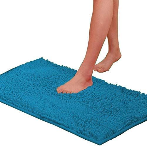 tiowea - Alfombra de Suelo de Chenilla Antideslizante para salón, Dormitorio, Cuarto de baño