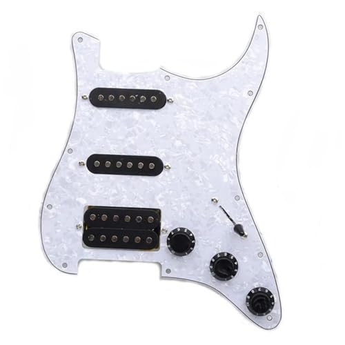 Portable Electric Guitar Pickguard 11 Hole Electric Guitars Pickguard With Single Coil Pickups Set(1)