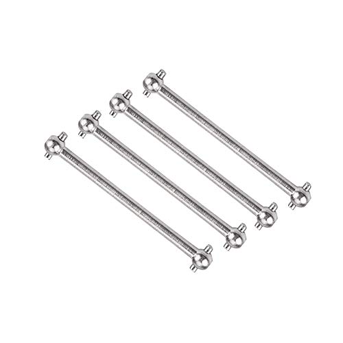 Dilwe RC-PKW-Antriebswelle, 4 Stück T-Power-Metallantriebswelle vorne für A959 / A949 / A969 / A979 / K929-B