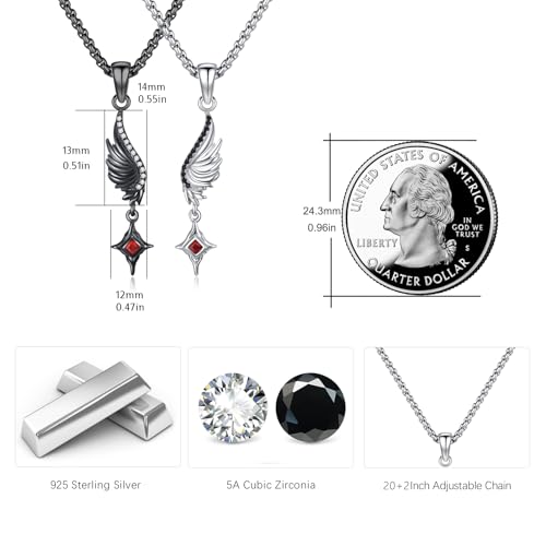 Collier ange et diable le cadeau idéal pour amoureux - 3