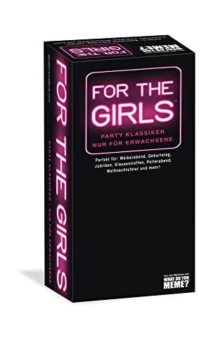 HUCH! | 881953 | for The Girls | Der Partyklassiker nur für Erwachsene | Best-of der coolsten Partyspiele | Trinkspiel | für 3+ Spieler ab 18 Jahren | Für den perfekten Mädelsabend!