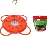 Birds Choice NP1009 Oriolefest Feeder, Oriole Nectar & Jelly Feeder, 12 Ounce Capacity, Orange