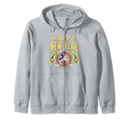 Sweat Disney Mickey Lunar New Year à fermeture zippée et motif Twin Tigers