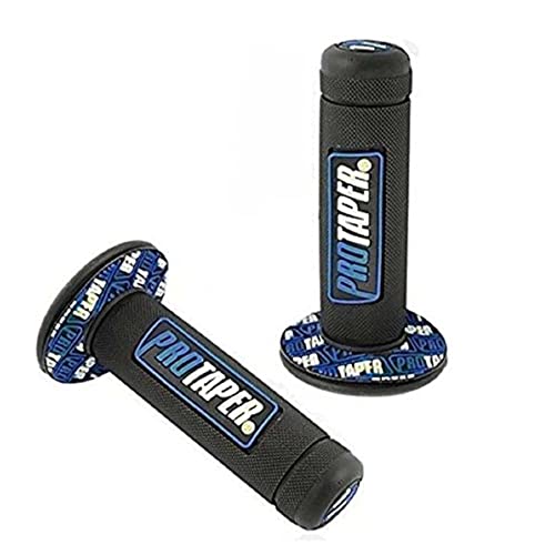 Wai Danie Poignées De Frein en Caoutchouc pour Guidon Moto Dirt Pit Bike 7/8 Pouces - Bleu compatibles avec Yamaha PW80 PW 80
