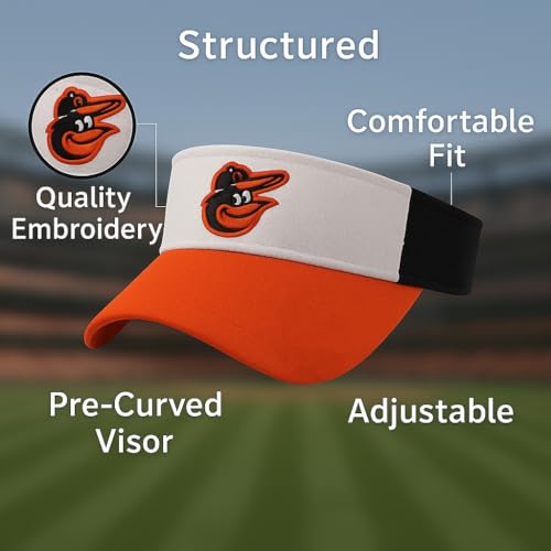 Visera oficial Baltimore con logo bordado ajustable miniatura 5