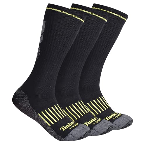 Timberland PRO mens 3-pack Crew SocksCrew Sock
