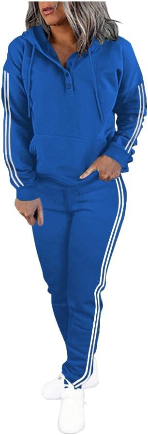 Nimsruc Two Piece Outfits For Women Jogging Suits Casual Sweatsuits Jogger