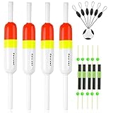 Gourami Slip Bobbers Kit,Slide Float with Bobber Stops,Balsa Wood Floats for Crappie Panfish Walleyes