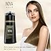 Nova Hair Dye Shampoo,Nova Hair Instant Dye Shampoo,Nova Hair Dye Shampoo 3 in 1, for Men & Women(Medium Brown)