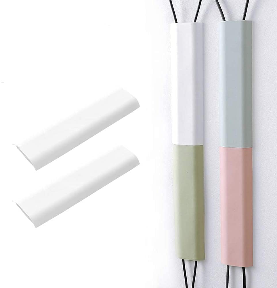 First Try 2 Pack Cable Concealer Cord Cover, Self-Adhesive Wall Cable Cover Channel, Paintable Cord Concealer, Cord Wires, Hiding Wall Mount TV Cords in Home Office, 2 x 11.8inch (2 White)-image-32