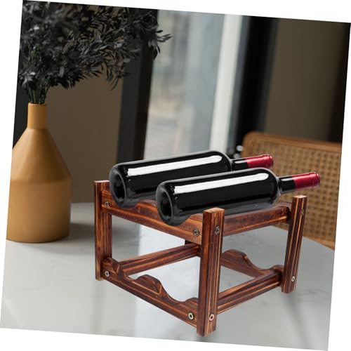 Soporte para botellas de vino de plástico decorativo miniatura 4