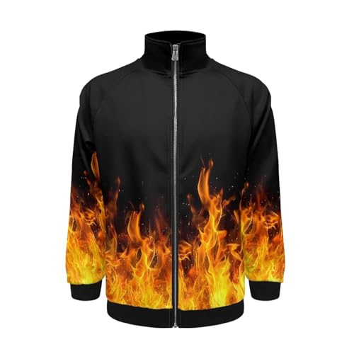 Image of Men's Lightweight Jackets Casual Full Zip Fleece Jacket Men Coats Fashion Long Sleeve Sweatshirt