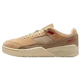 Jordan Flight Court Men's Shoes (Mushroom/Desert Camo/Fossil/Fire Red) Size 10