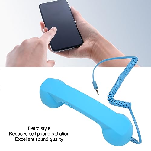 Combiné téléphonique filaire rétro réglable pour prise 3.5mm