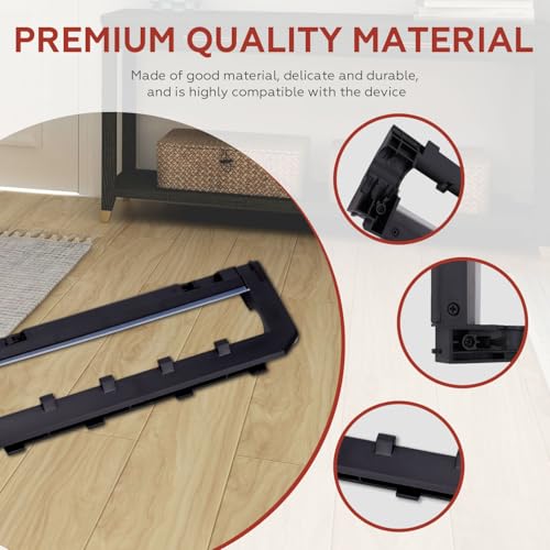 Image of Replacement Brush Guards Covers Back Cover for Roborock S7 Max Ultra, S7, S7+, S7 MaxV, S7 MaxV Plus, S7 MaxV Ultra, Q5,Q5+, Q7, Q7+, Q7 Max, Q7 Max+ Robot Vacuum (Black)