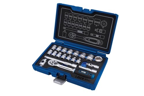 Laser 9326 douilles 3/8 fini les boulons abîmés coffret 20 pièces