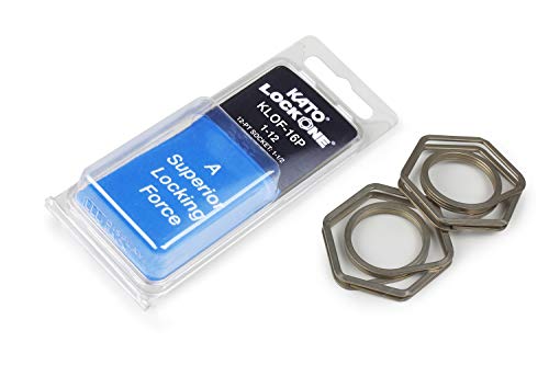 KATO LockOne (KLOF-16P) 2/PKG Anti-Vibration Fastener, for Thread Size: 1-12