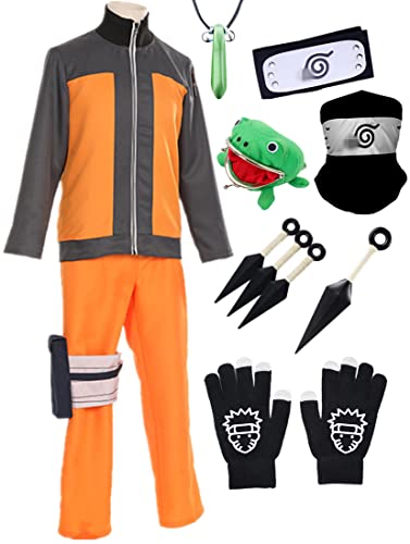 ANBAOXUAN Anime Cosplay Déguisement Shippuden Konoha Uzumaki Cover