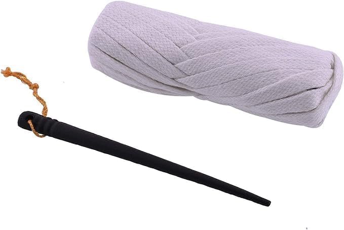 Cotton Nada/Pajama Dori String White – Drawstring for Saree, Petticoat & Ethnic Wear – 20 Meter Each (Pack of 2) – Soft & Durable