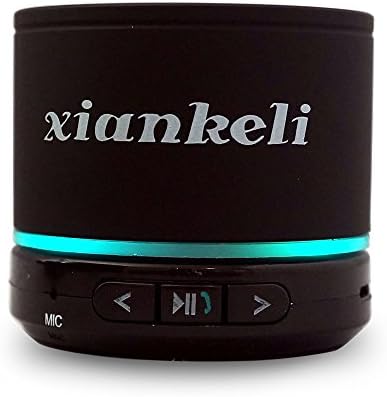 Xiankeli Rechargeable S11 Bluetooth Speaker Mini Stereo Speaker with TF Card Slot for iPhone iPad Android Cellphone Tablet PC Mp3 (black)
