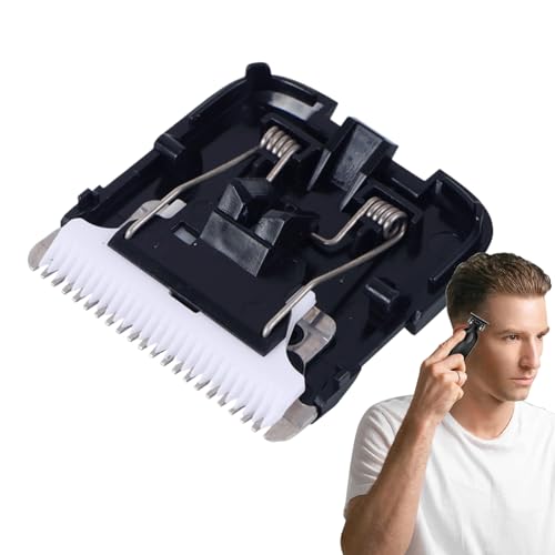Recambio De Cabeza Para Máquina De Afeitar - Accesorio Cortador Para Recorte De Barba,Cabezales Ergonómicos De Cerámica Para Un Corte Y Cuidadoso Con La Piel