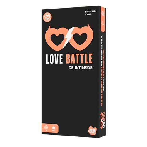 ATM Gaming Love Battle - Juegos de Mesa para Parejas de Íntimoos - Retos y Bromas Divertidos para Reavivar la Chispa - Regalo San Valentín, Cumpleaños y Aniversario