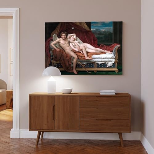 Impression sur toile Cupid And Psyche pour remplacer un cadre mural vide
