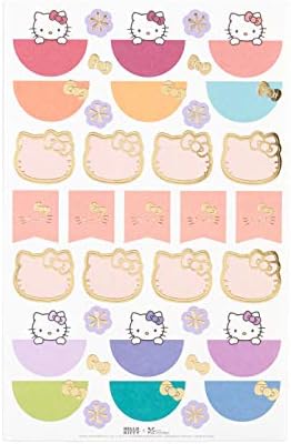 Hello Kitty x Erin Condren Designer Sticker Pack - 3 Pack, 95 Stickers  Total, Fun and Cute Stickers for Customizing Planners, Notebooks, Calendars  and ...