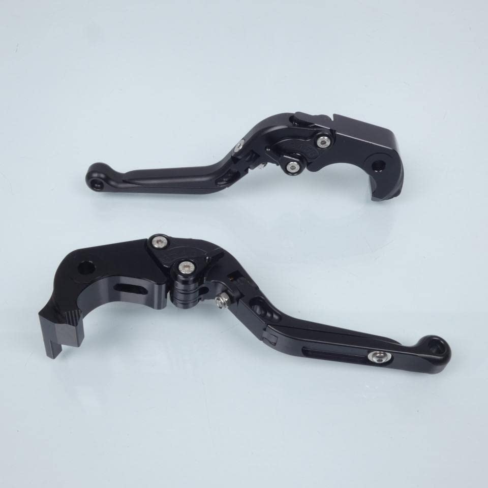 Paire de leviers moto Sifam en alu CNC noir pour Kawasaki 1400 Gtr Abs