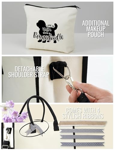 InnoBeta Bernedoodle Bolsa Tote para Mujer miniatura 4