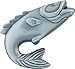 Fish 1.75" Novelty Knob [Set of 4] Finish: Pewter