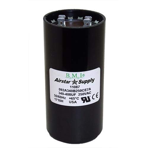 USA 340-408 MFD uF Electric Motor Start Capacitor 220-250V HVAC 250 vac v Volt