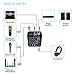 A4 4 Channels Audio Mixer Sound Mixing Console With Bluetooth USB Record 48V Phantom Power Monitor Paths Plus Effects Use for home music production, Webcast, K song
